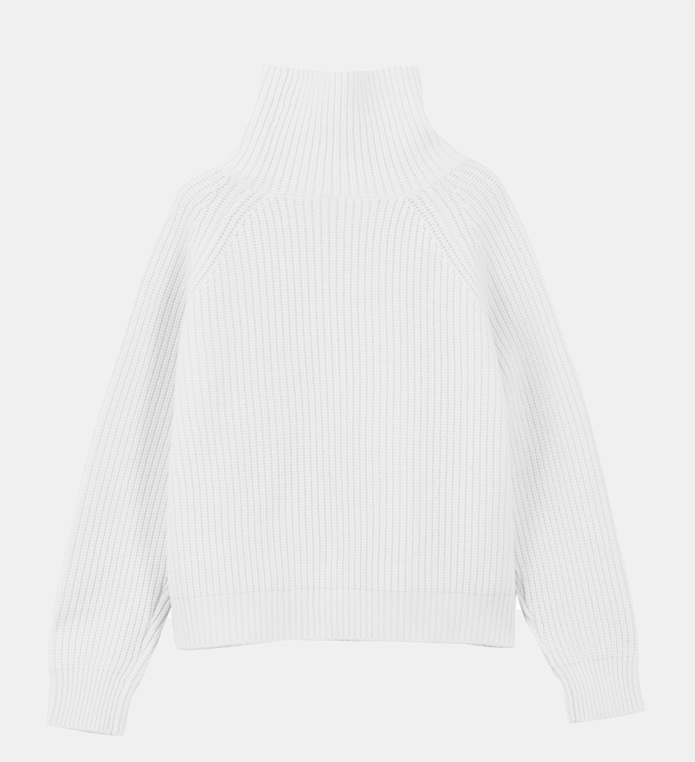 Ladies High Neck Wool Jumper