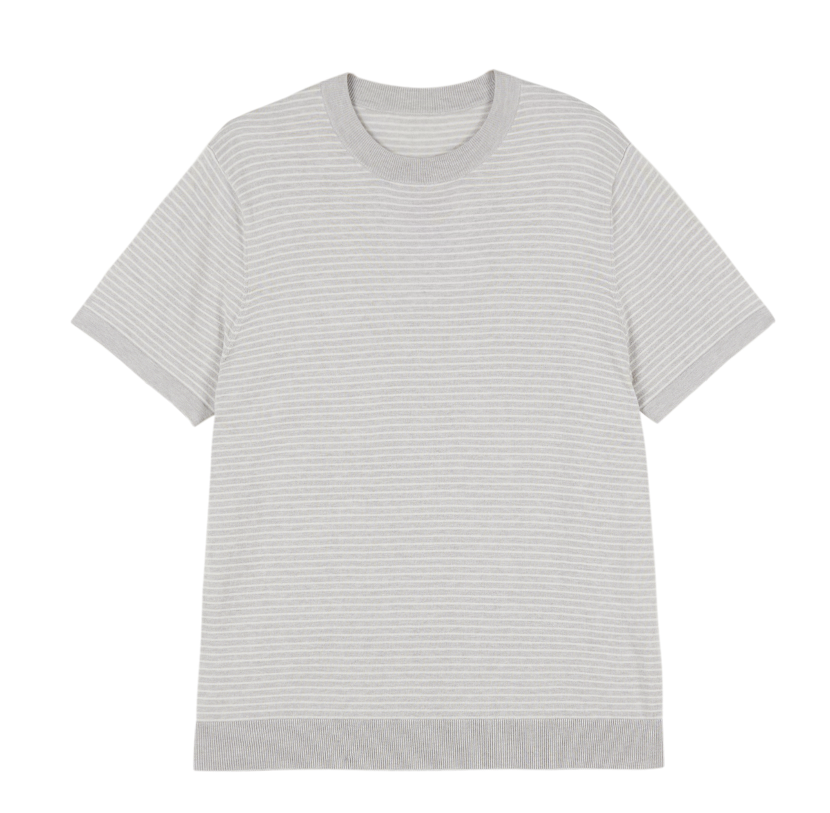 Ladies Cotton Cashmere Stripe T Shirt