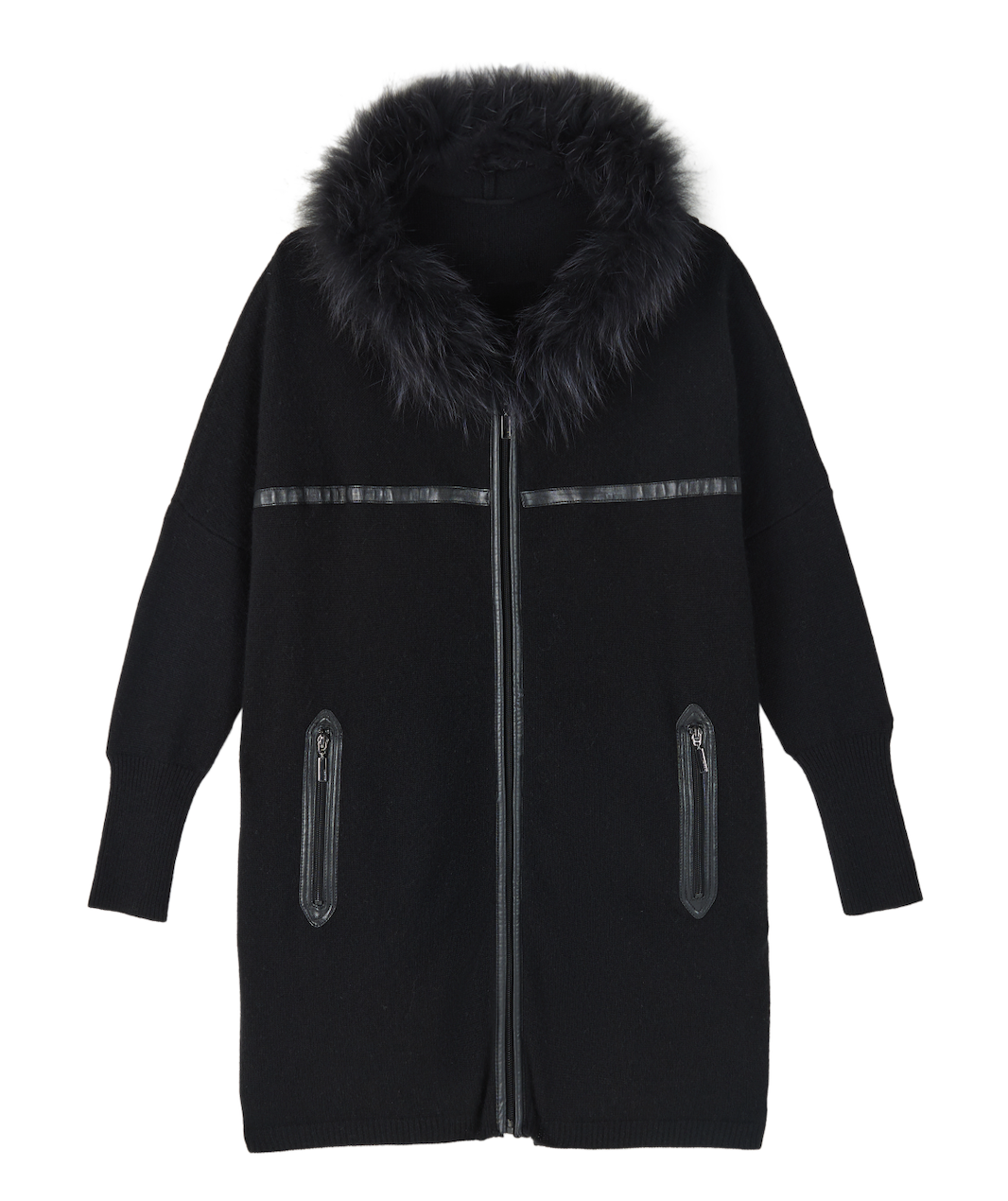 Ladies Oversized Knit Coat