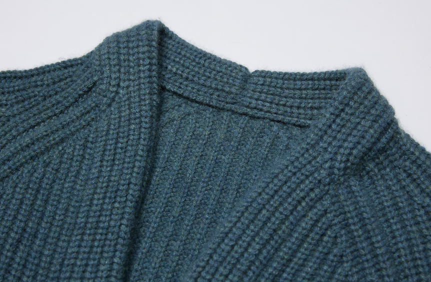 Men V neck Button Cashmere Cardigan