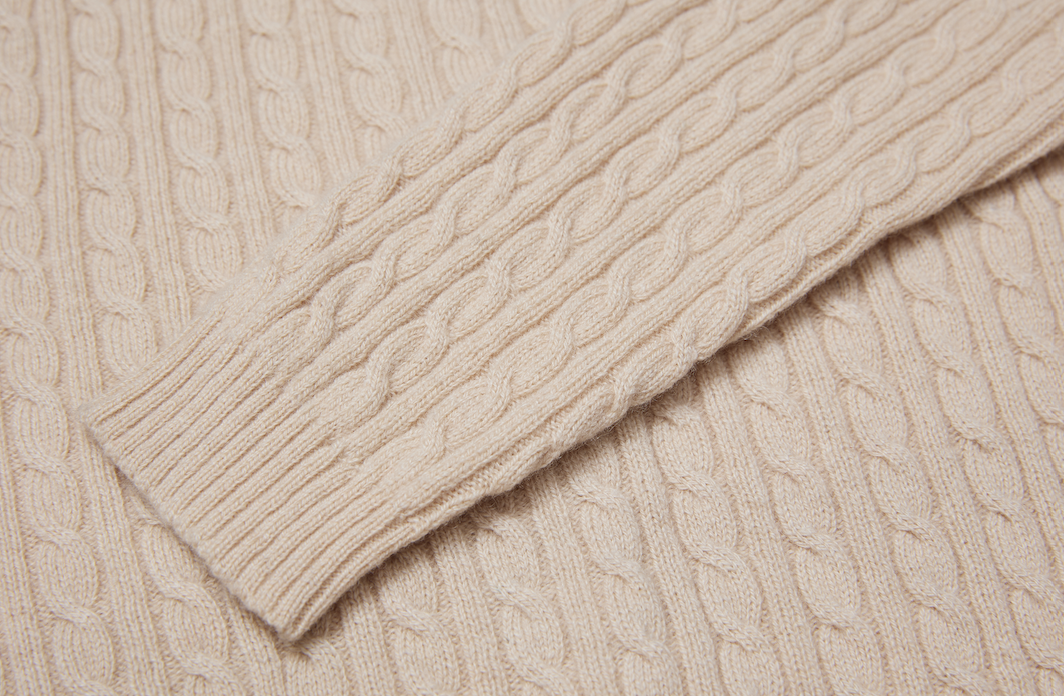 Kids Cable Cashmere Cardigan