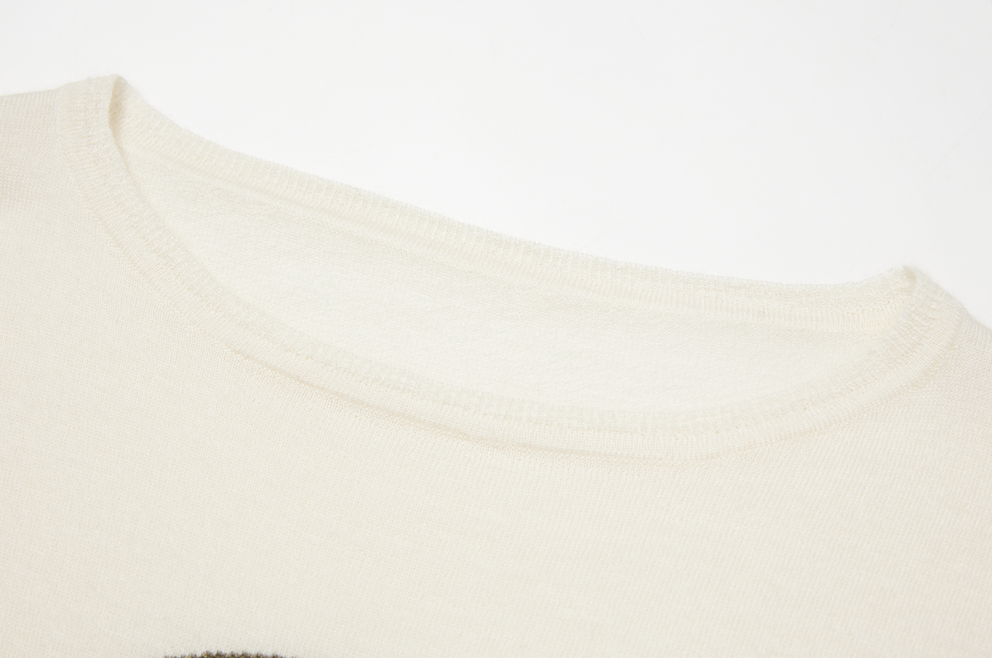 Peace Intarsia Cashmere Sweater