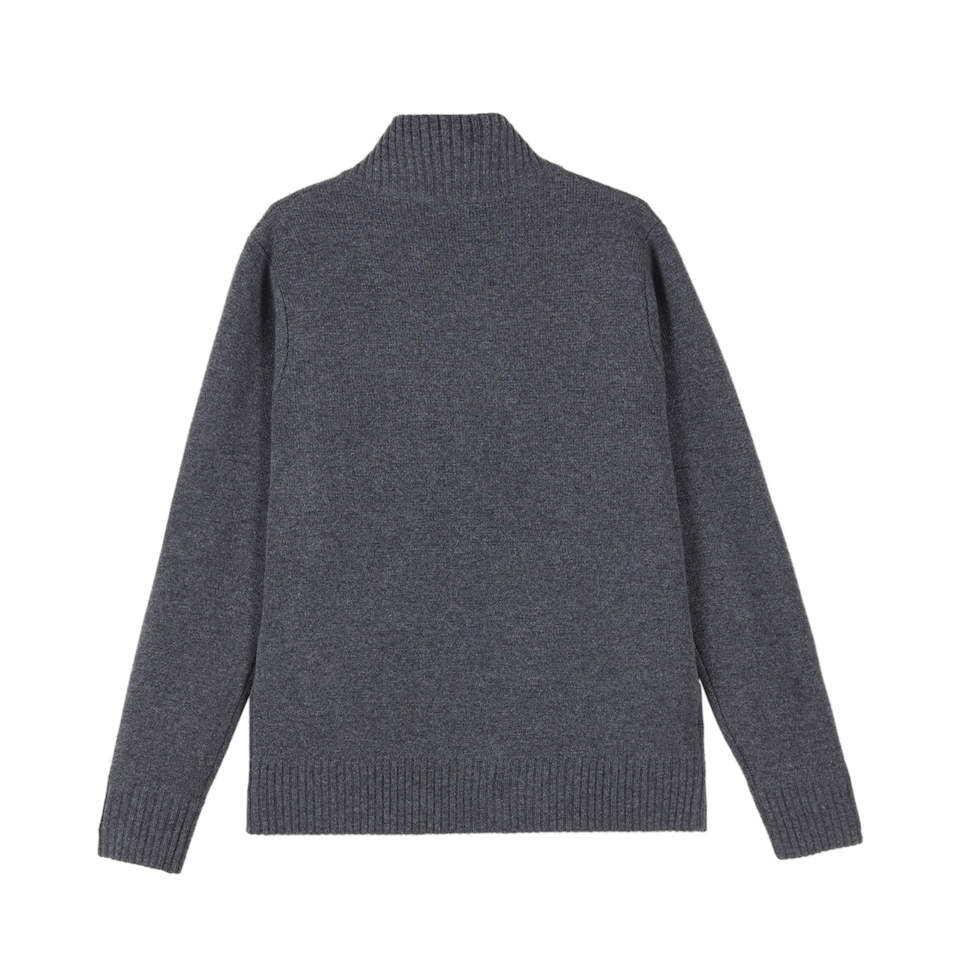 Men Button Wool Cardigan