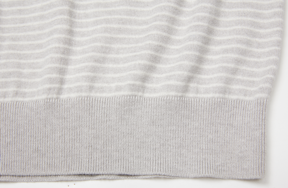 Ladies Cotton Cashmere Stripe T Shirt