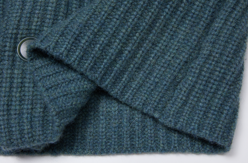 Men V neck Button Cashmere Cardigan