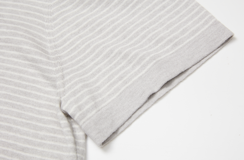 Ladies Cotton Cashmere Stripe T Shirt