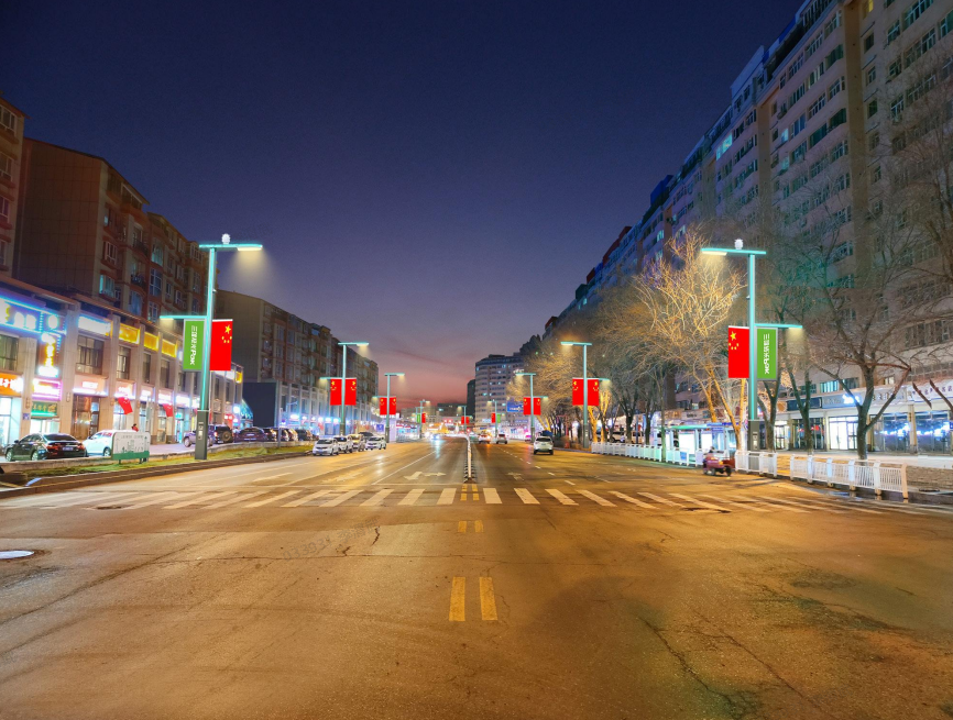 Smart street lights in Tianshan District, Urumqi