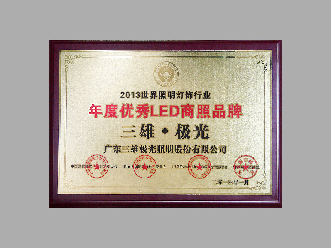 Annual Outstanding LED Commercial Photography Brand