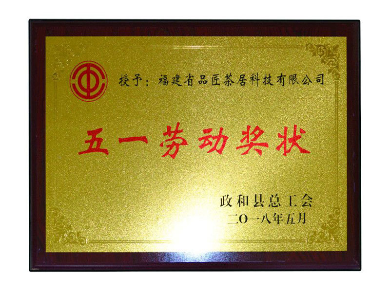 授予“五一勞動(dòng)獎(jiǎng)狀”
