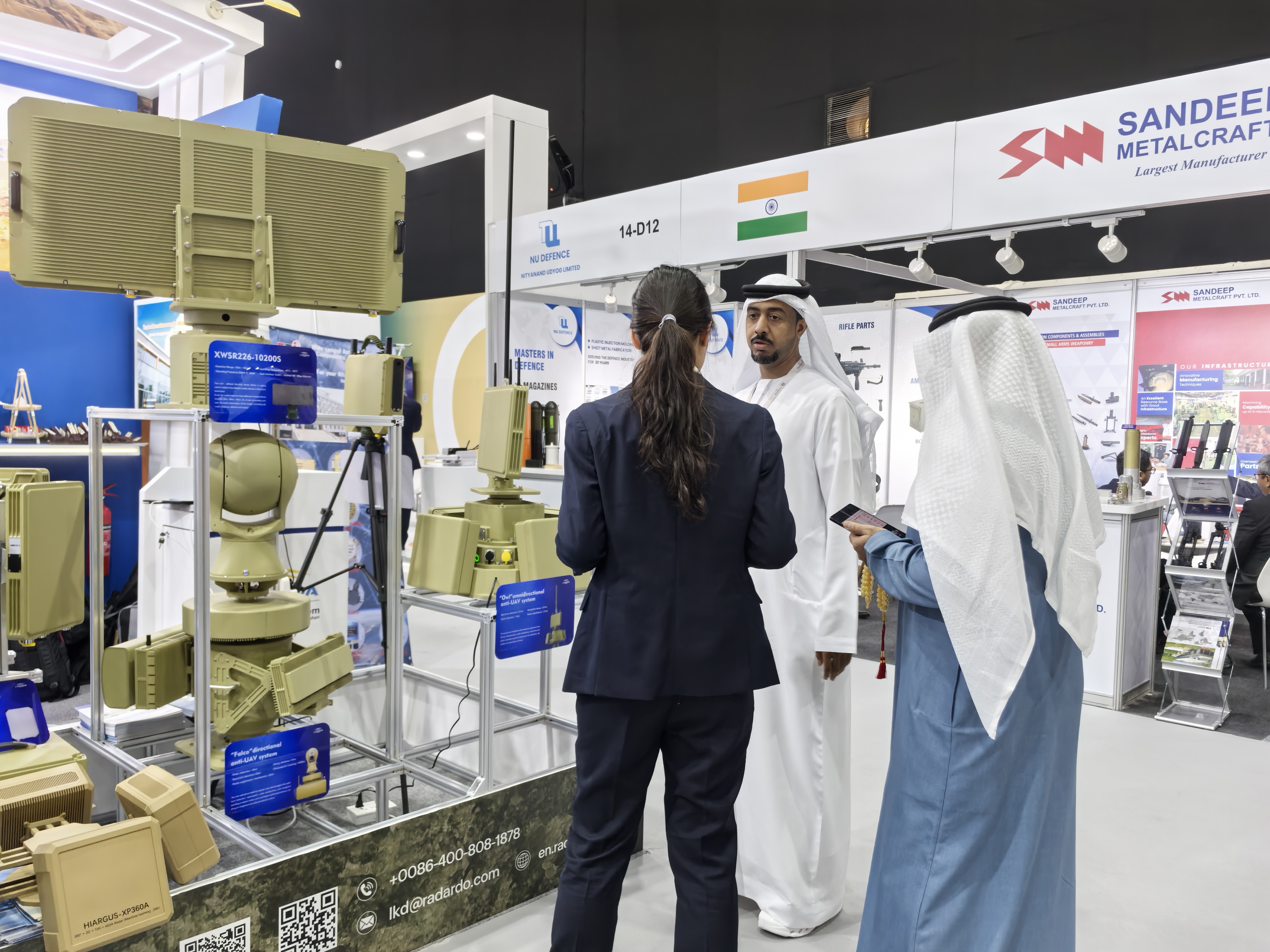 Raytheon shines at the Abu Dhabi Defense Exhibition, making a stunning debut on the first day!