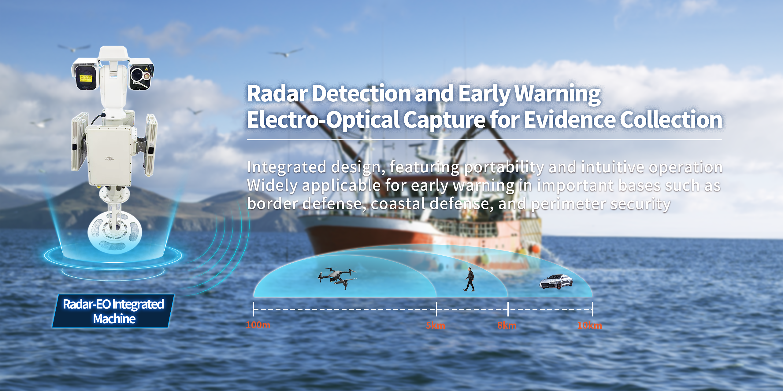 Radar Detection and Early Warning Electro-Optical Capture for Evidence Collection