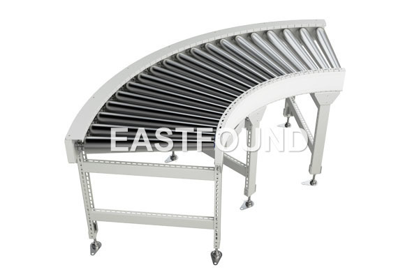 Chain Drive Curved Roller Conveyor