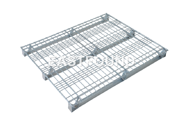 Rackable Wire Mesh Pallet With Full Runner