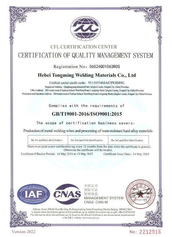 ISO9001证书 (s)