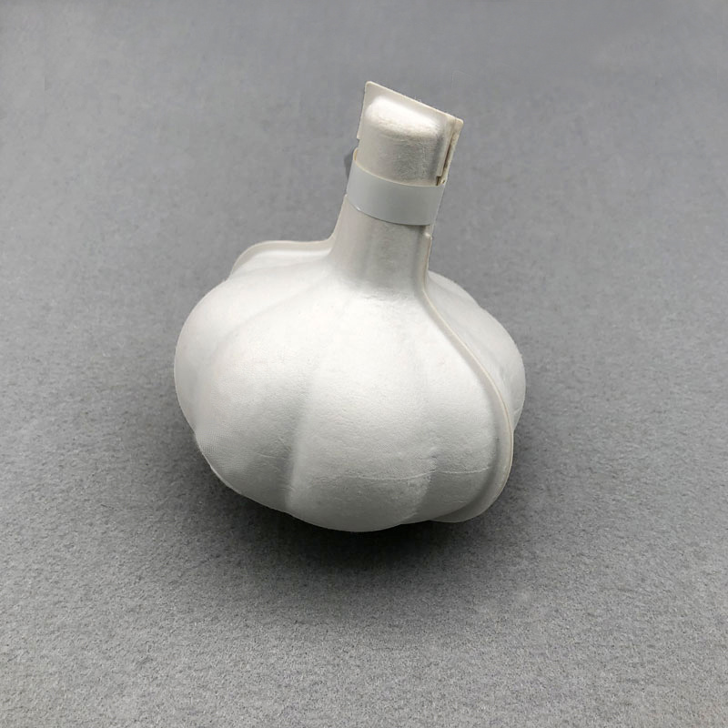 Custom Molded Pulp Garlic Box for Green Packaging