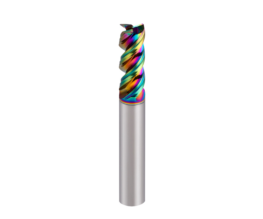 RC series U-groove colorful aluminum milling cutter