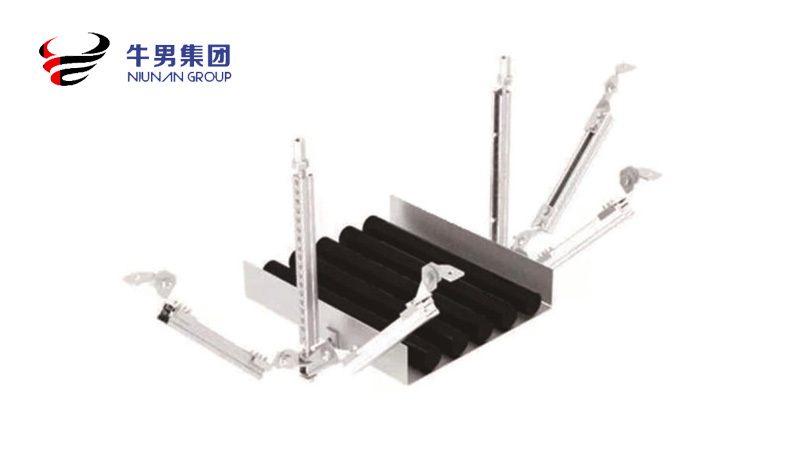 Bidirectional seismic support for air ducts