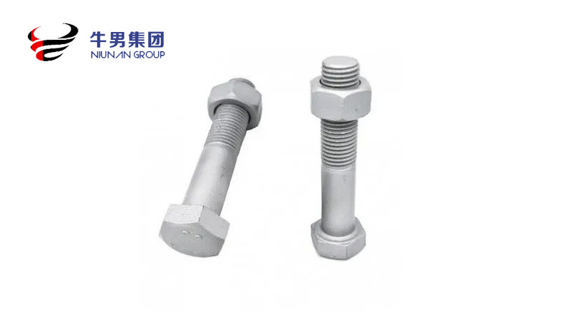Hot-dip galvanized outer hexagon