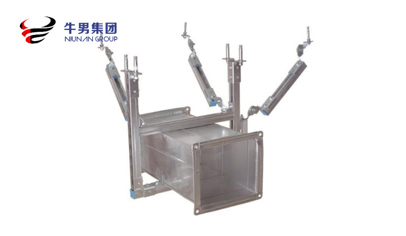 Rectangular duct side/bidirectional seismic support