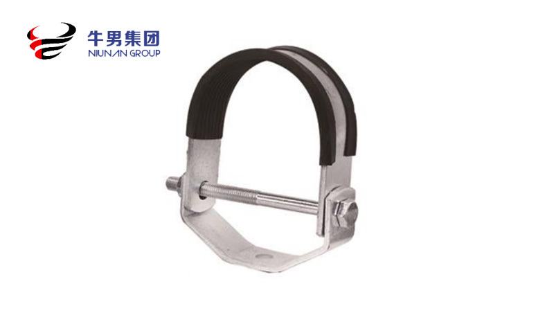 U-shaped pipe clamp