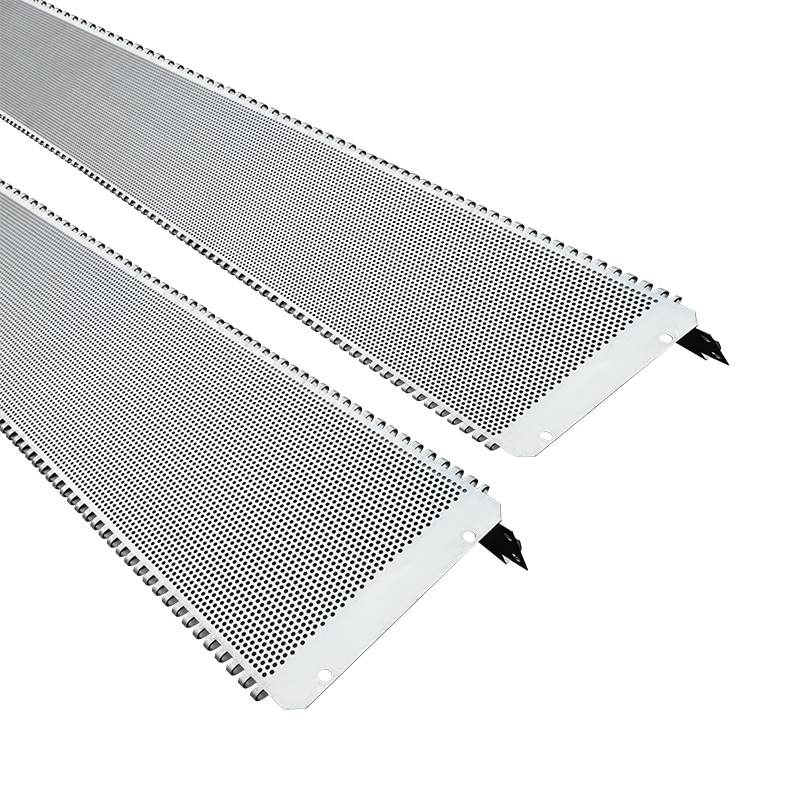 Metal conveyor mesh plate