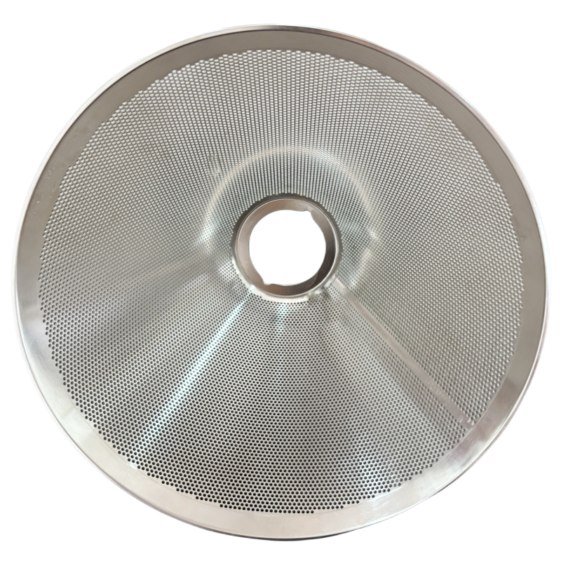 Granulator conical screens