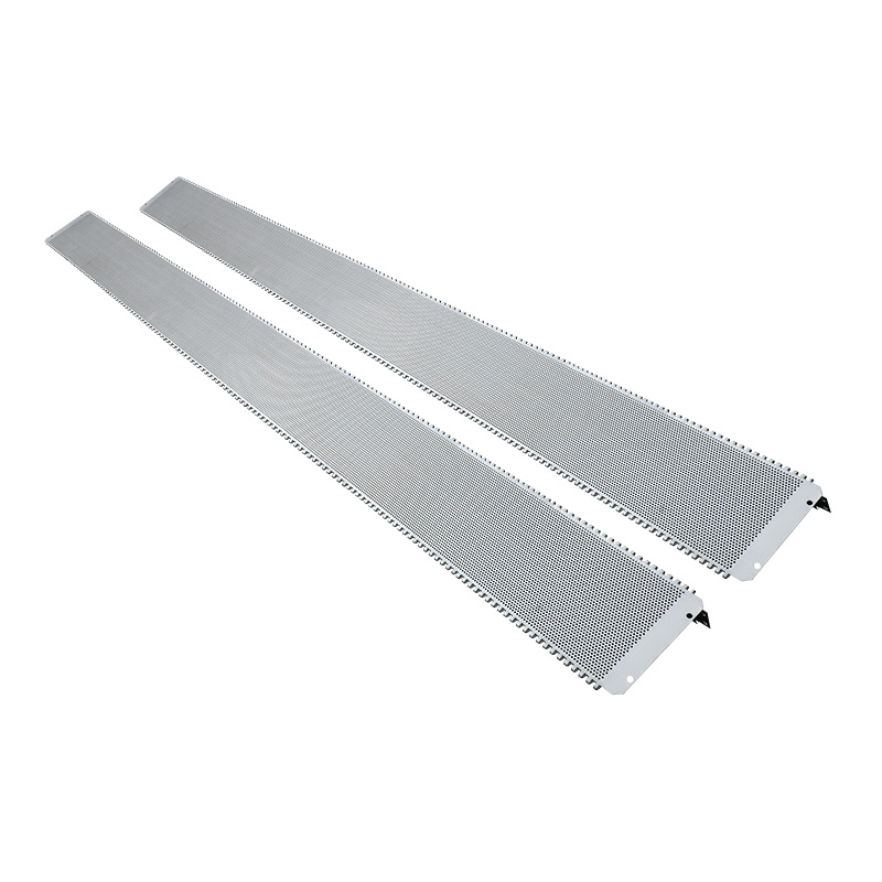 Metal conveyor mesh plate
