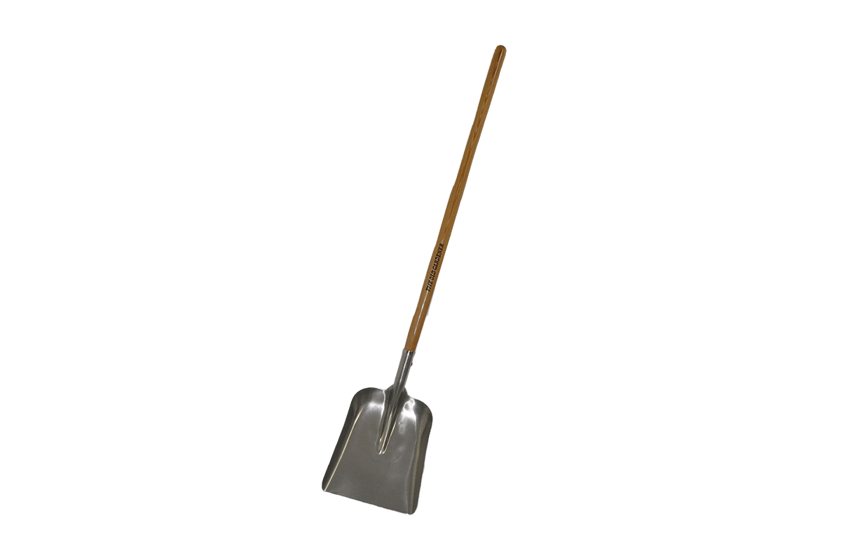 Long-wood-handle-coal-scoop