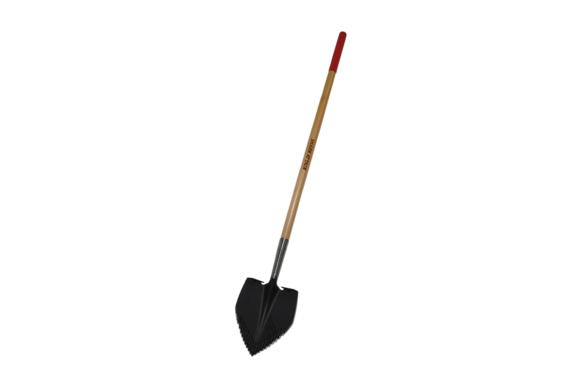 Long-wood-handle-triangle-shovel