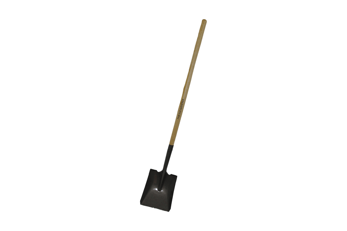 Long-wood-handle-square-shovel