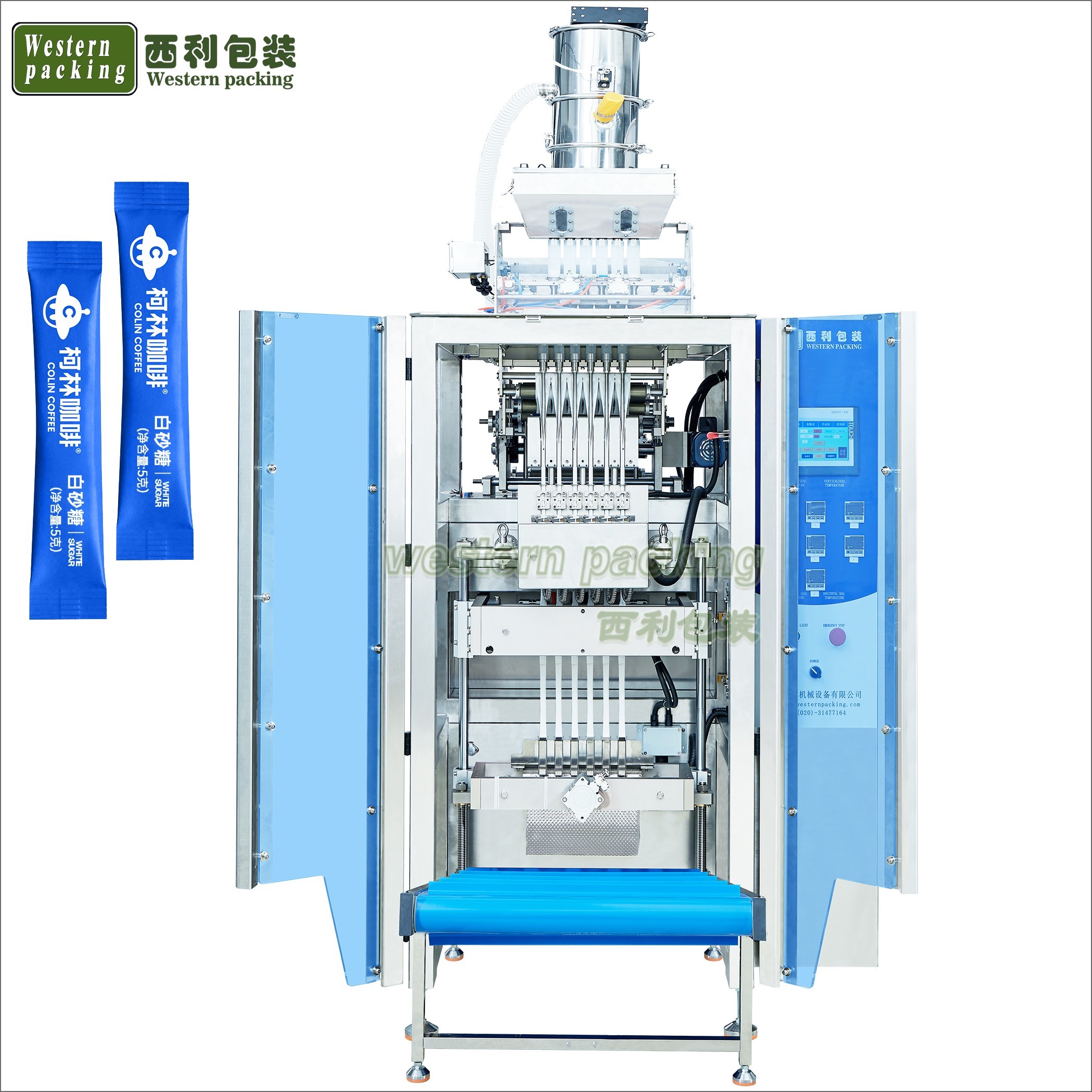 Sugar And Salt 3/4-Side Sealed Sachet Packing Machine