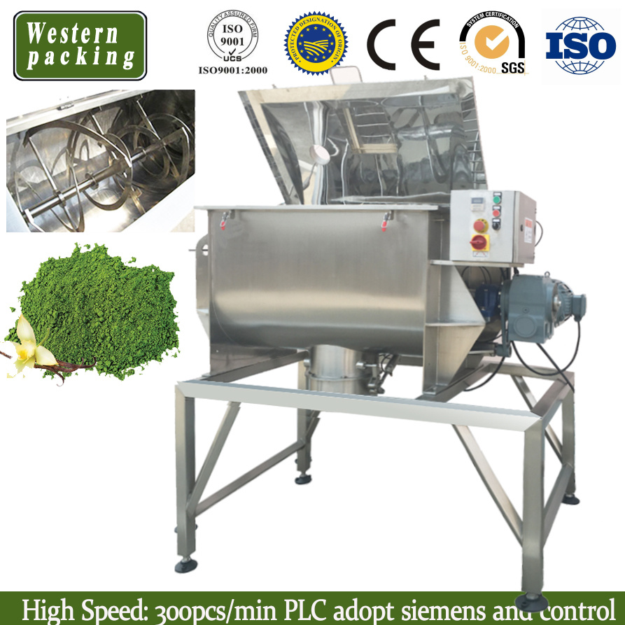 High speed powder ribbon blender