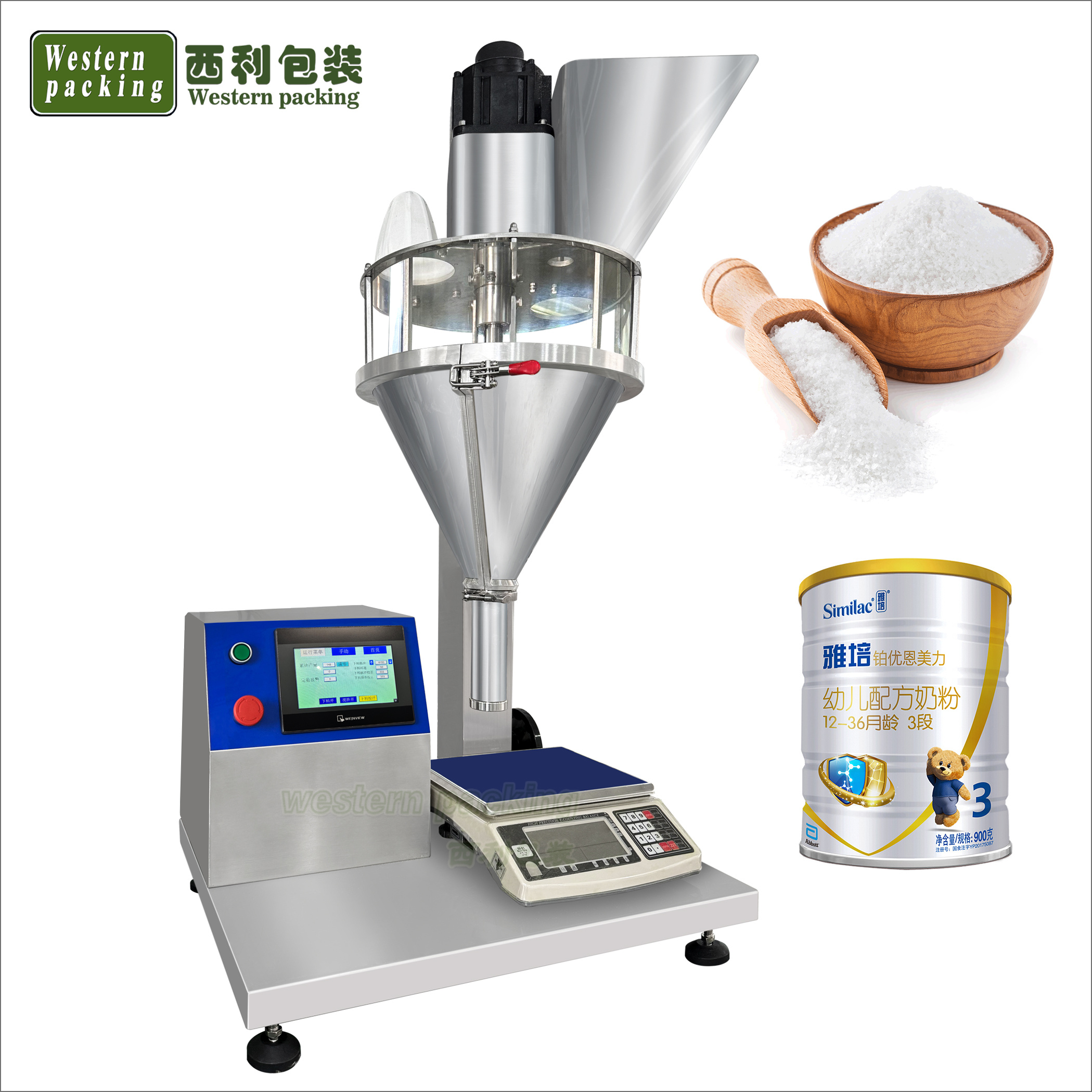 Powder Filling Screw Manual Machine