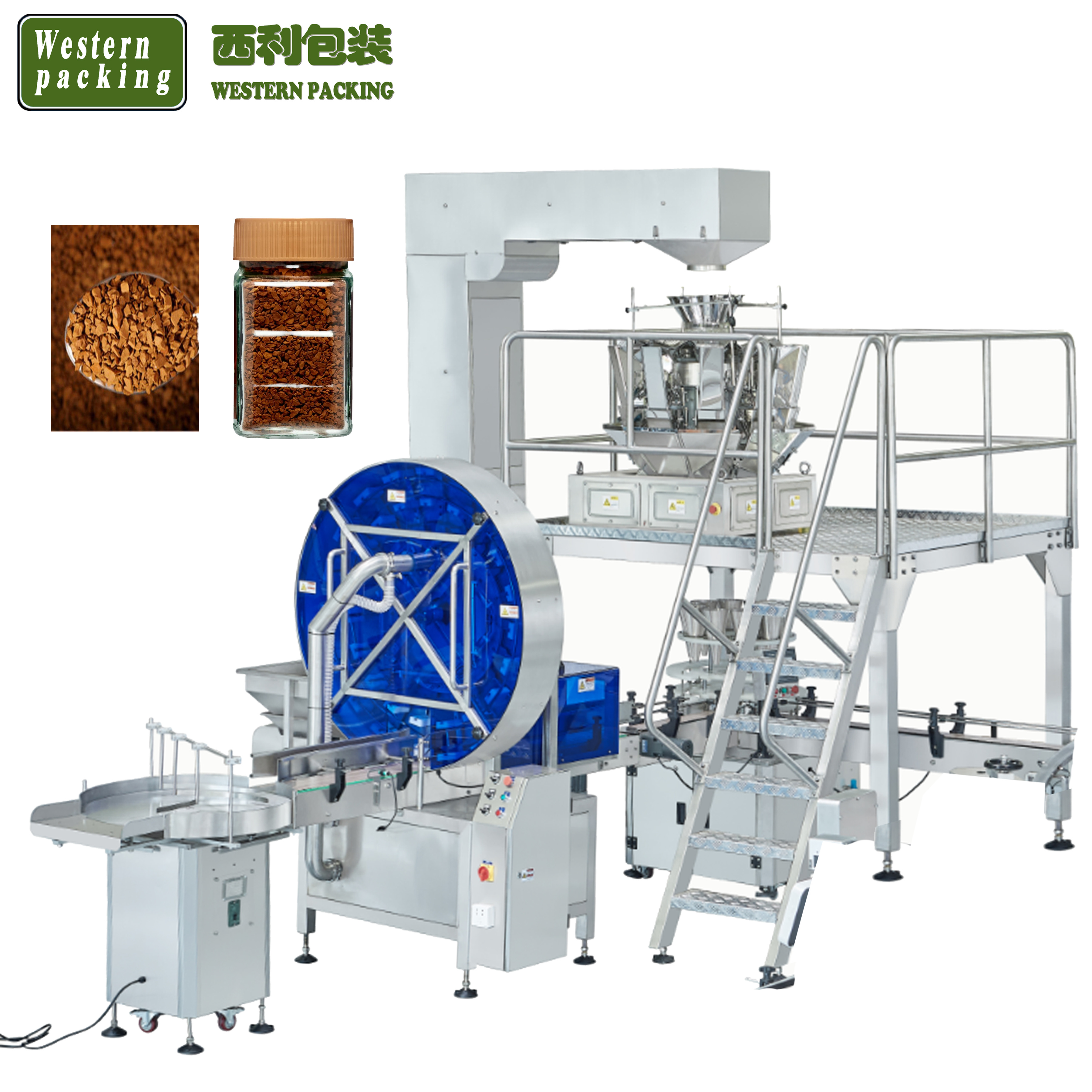 Granules Jar Filling Machine