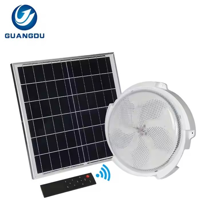 GD-XD-S001 Factory Price Ultra Slim Round 80w 100w 200w Recessed Solar Led Panel Light