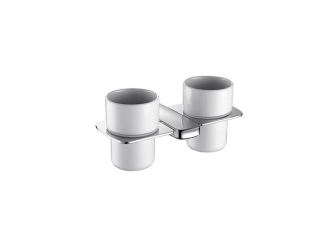 Double tumbler holder