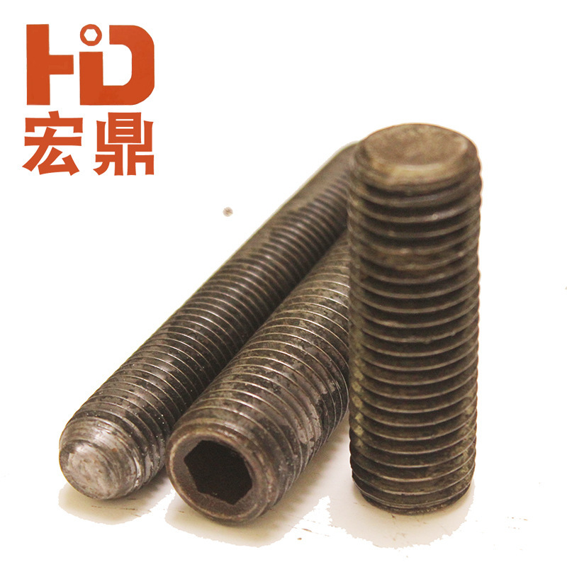 大緊定螺釘內(nèi)六角平端緊定螺絲m12m16m20m24無頭螺栓特長加長螺柱