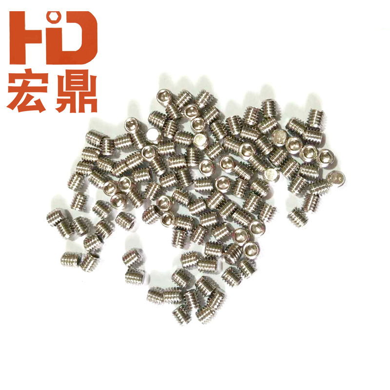 304不銹鋼內(nèi)六角平端緊定螺釘左旋反牙螺絲小機(jī)米螺絲m2.5m3