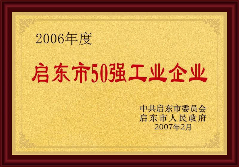 啟東市50強(qiáng)工業(yè)企業(yè)