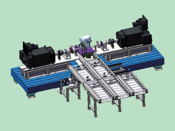 EOL test line for automotive drive motors, transmissions, and electric drive assemblies