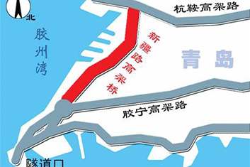 我司所供青島城市立交橋——新疆路高架工程已通車
