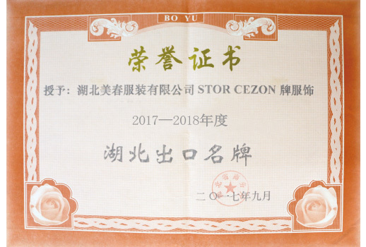 湖北出口名牌