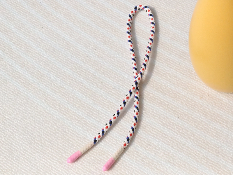 Two-color silicone multi-color stitching polyester cap rope