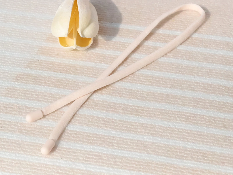 Small hanging clock elastic sunscreen hat rope waist rope