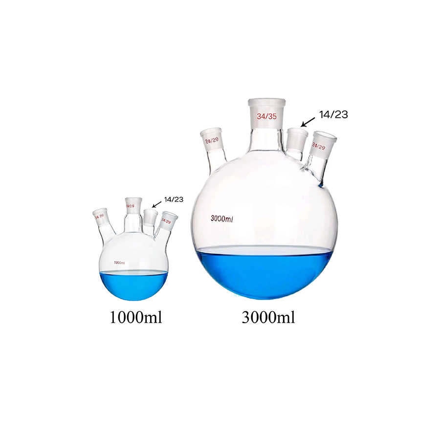 Four Necked,Reaction Flask