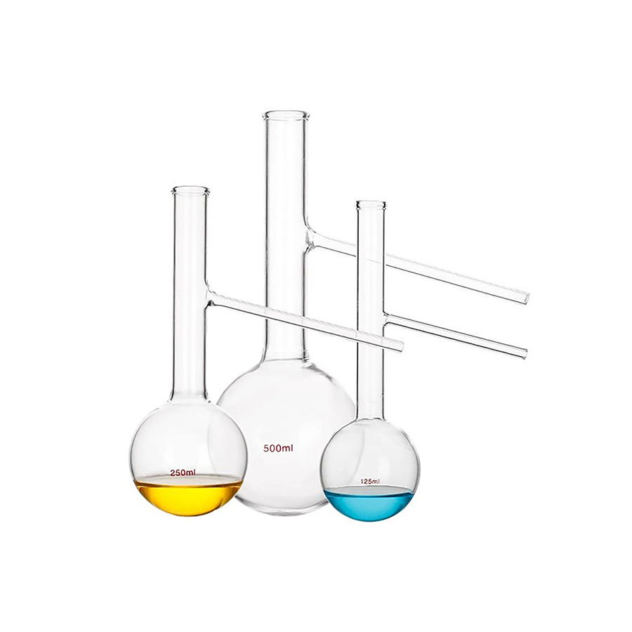 Distilling Flask With Side Tube,With Sidearm