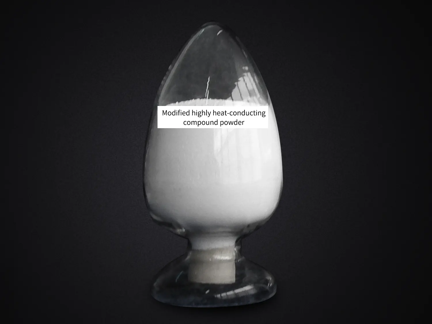 Modified highly heat-conducting compound powder