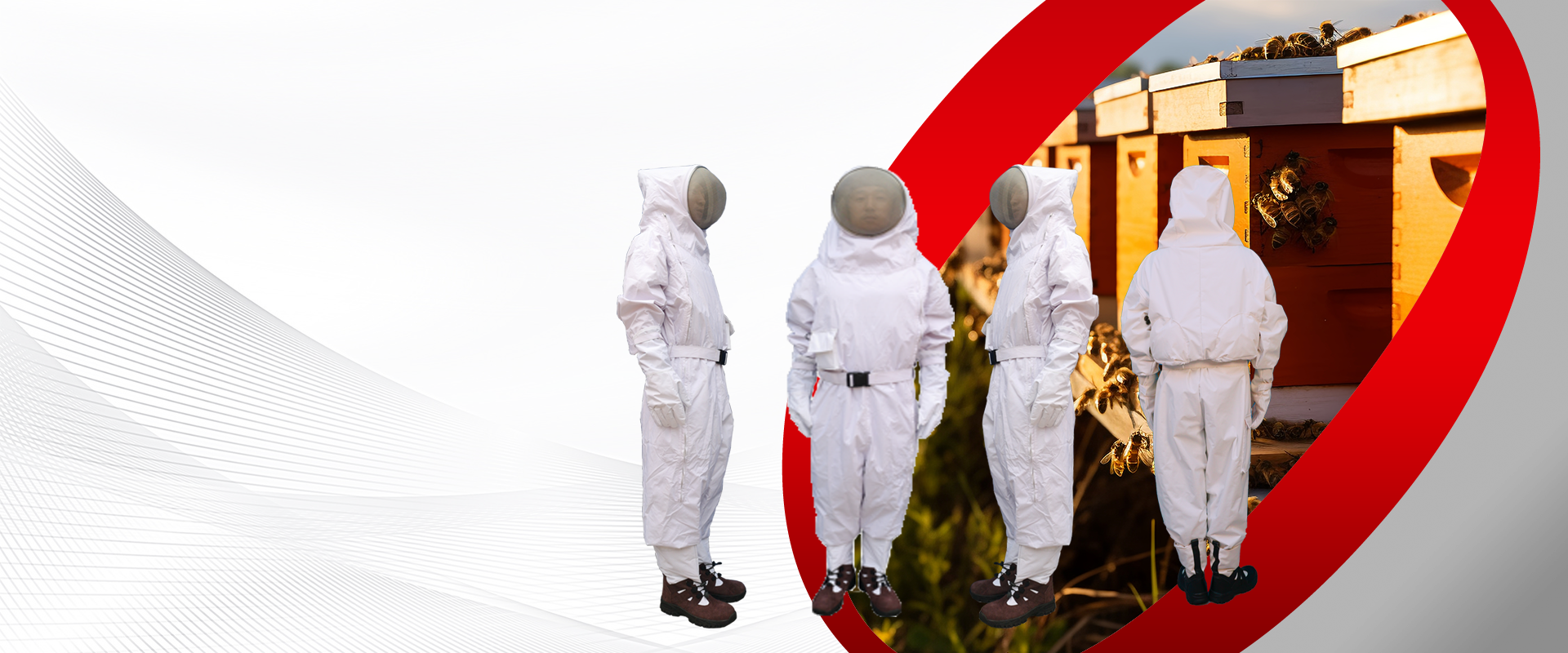 Anti-bee suit series
