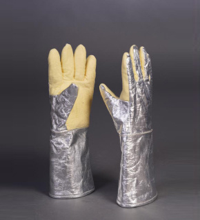 Composite aluminum foil heat insulation gloves FKZ-TQZ-58/WQ