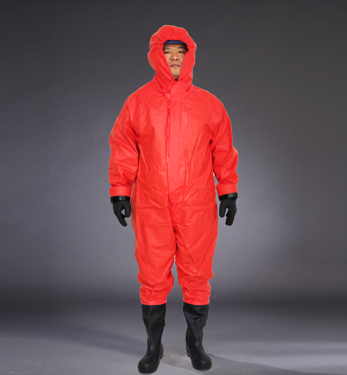 Industrial-Grade Level B Semi-Enclosed Chemical Protective Suit RHF-IIQD/WQ
